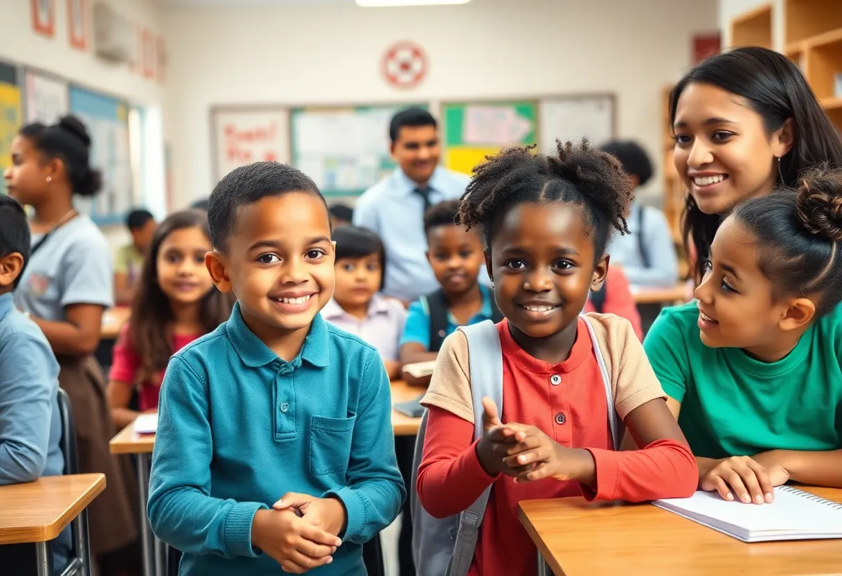 Students and teachers in a new leadership environment at HISD schools