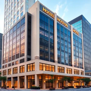 Modern dual-branded hotel in Houston showcasing urban design