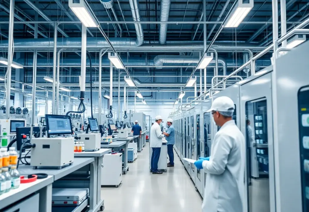 Eli Lilly's new manufacturing facility in Houston, Texas