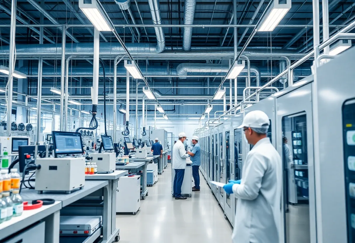 Eli Lilly's new manufacturing facility in Houston, Texas