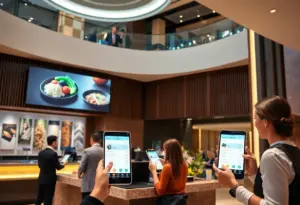Advanced hospitality technology in use at Hilton Houston Westchase