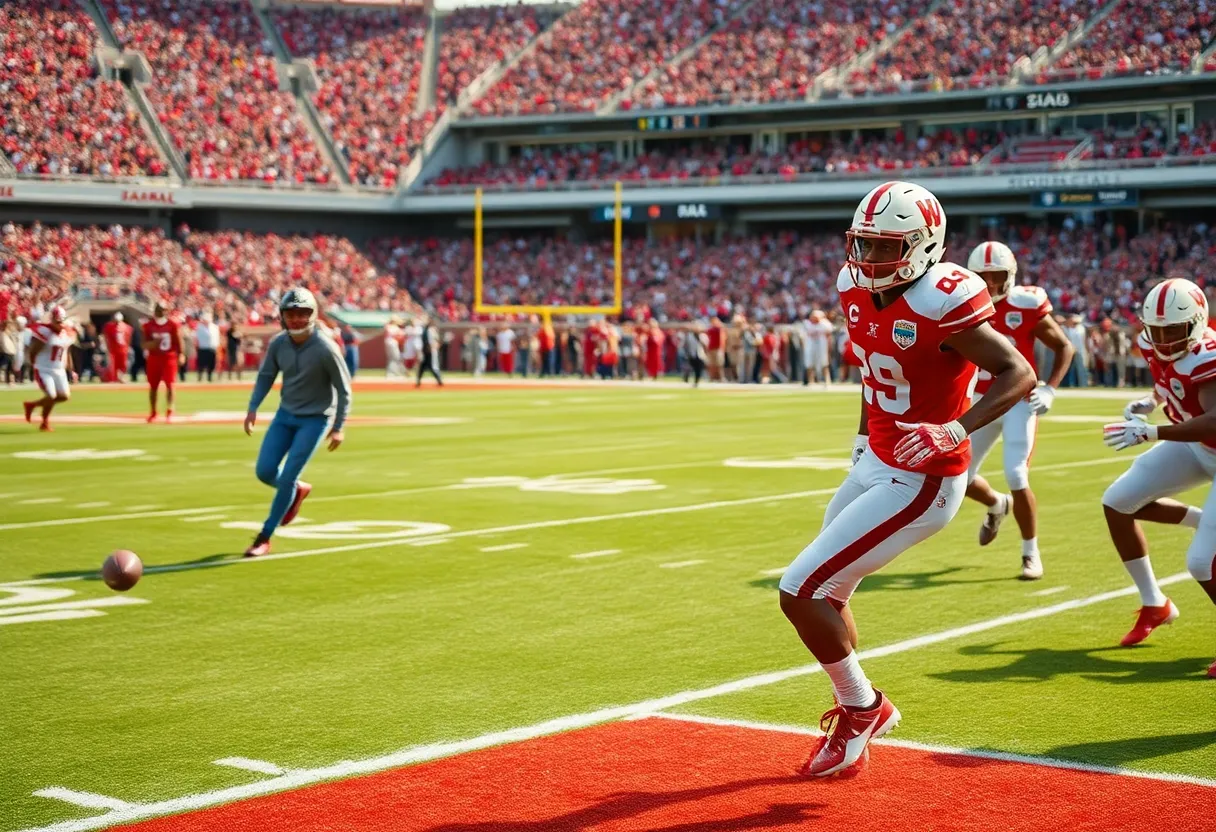 Houston Cougars vs Colorado Buffaloes football game action