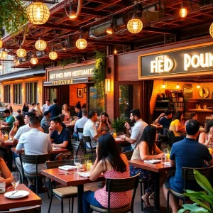 Exterior view of new restaurants in Houston