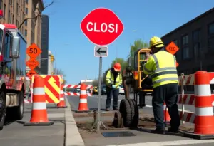 Emergency crews working on water main repairs in Novi