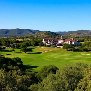 Golf course at Omni Barton Creek Resort in Austin, Texas