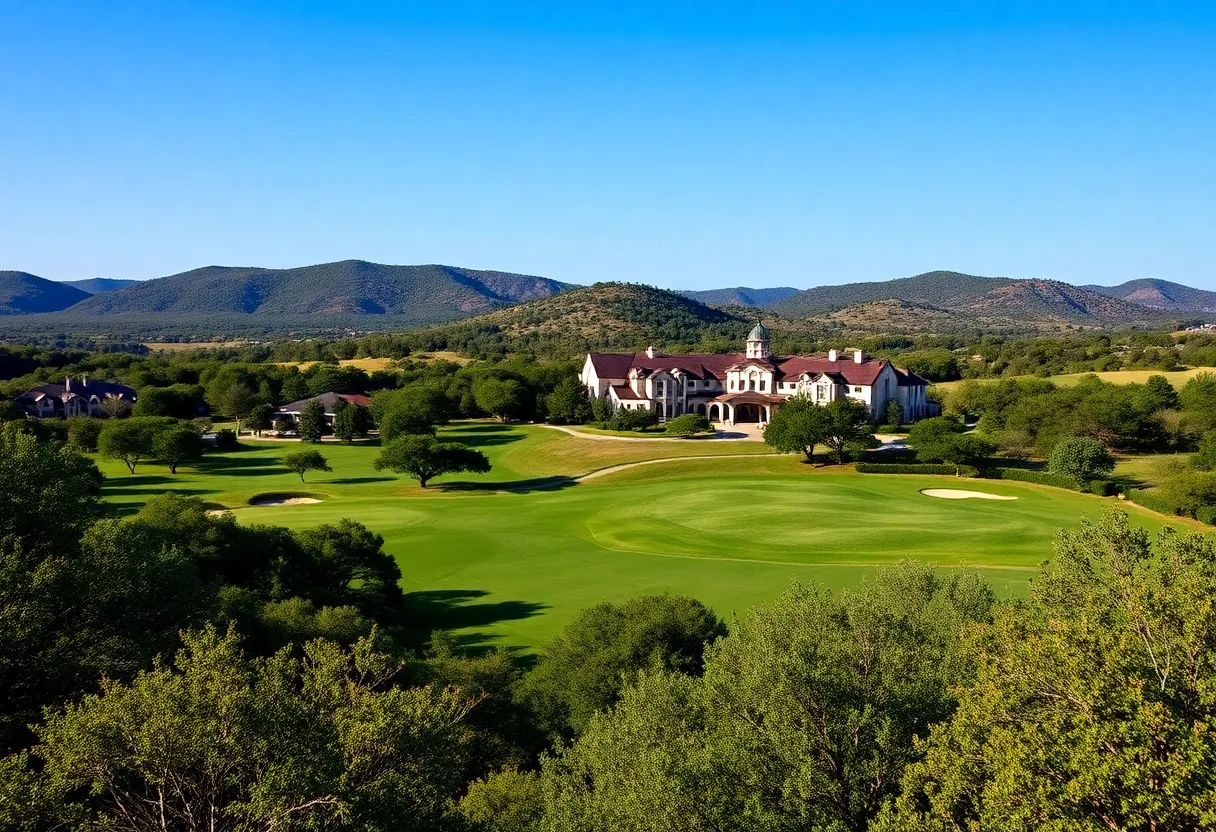 Golf course at Omni Barton Creek Resort in Austin, Texas