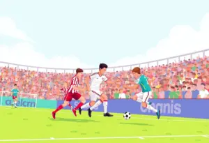 Texas Tech Women's Soccer team in action during a match