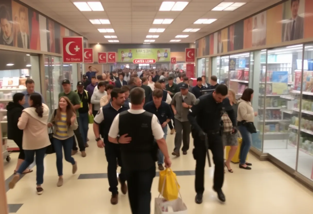Emergency response at Walmart shooting scene