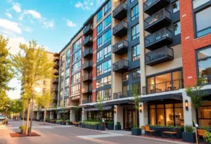 Whitmore Apartments exterior view in Houston