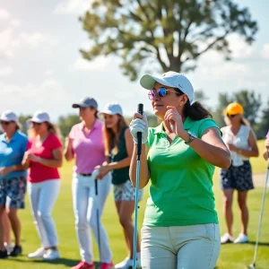Women golfers competing at Golfcrest Country Club in Pearland