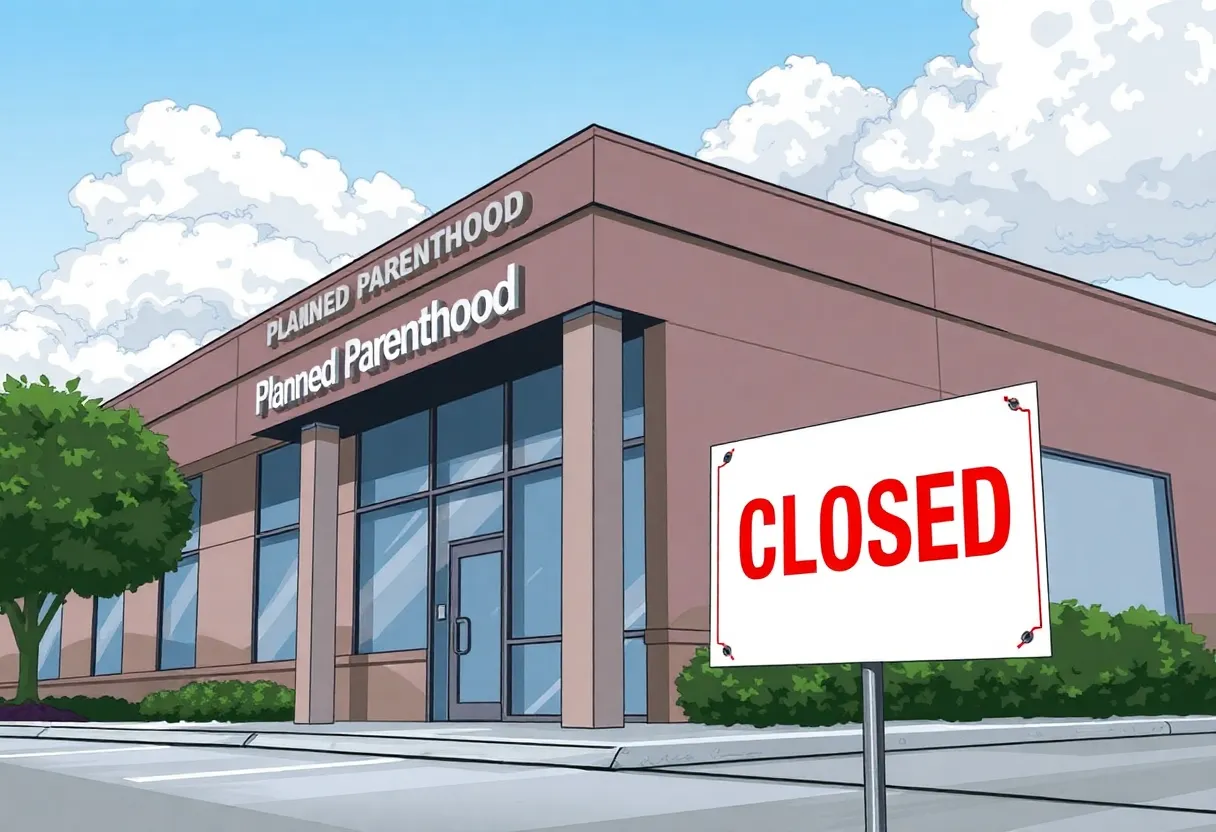 Closed Planned Parenthood facility in Houston, Texas