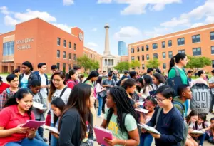 Students at Houston's top high schools engaged in learning and activities