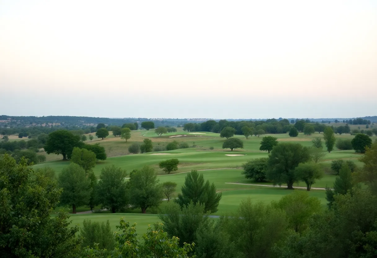 Women's golf tournament at Texas State University Golf Course