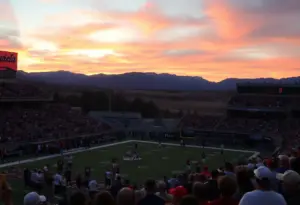 Houston Cougars playing against Arizona State Sun Devils at Mountain America Stadium.
