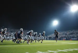 Collinsville Pirates and Lindsay Knights in high school football playoffs