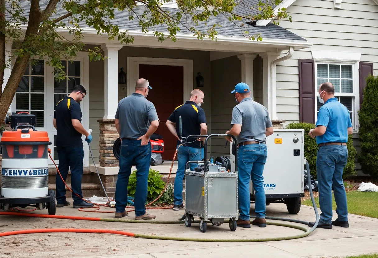 Forge Restoration team providing restoration services