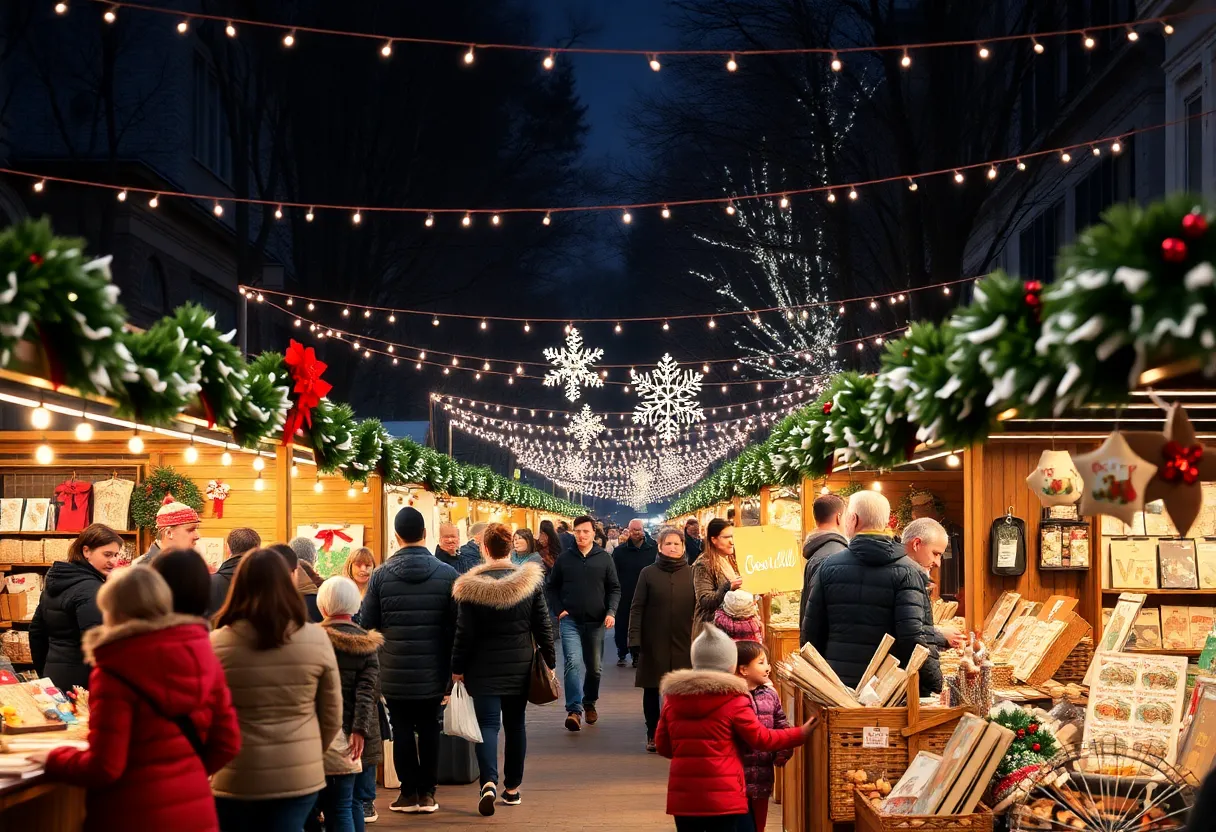 Families enjoying holiday events in New Caney and Porter