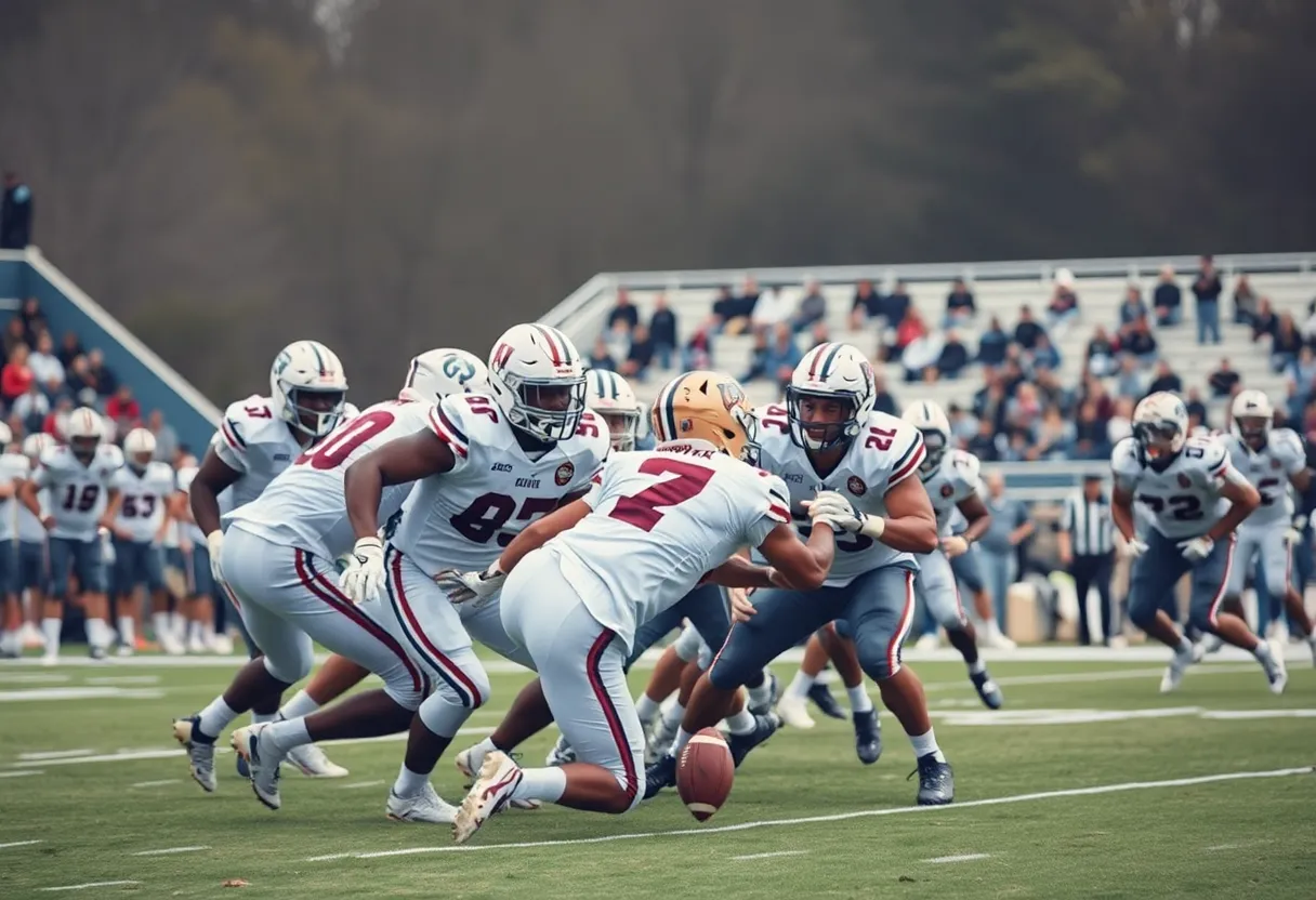University of Houston Cougars football defense in action