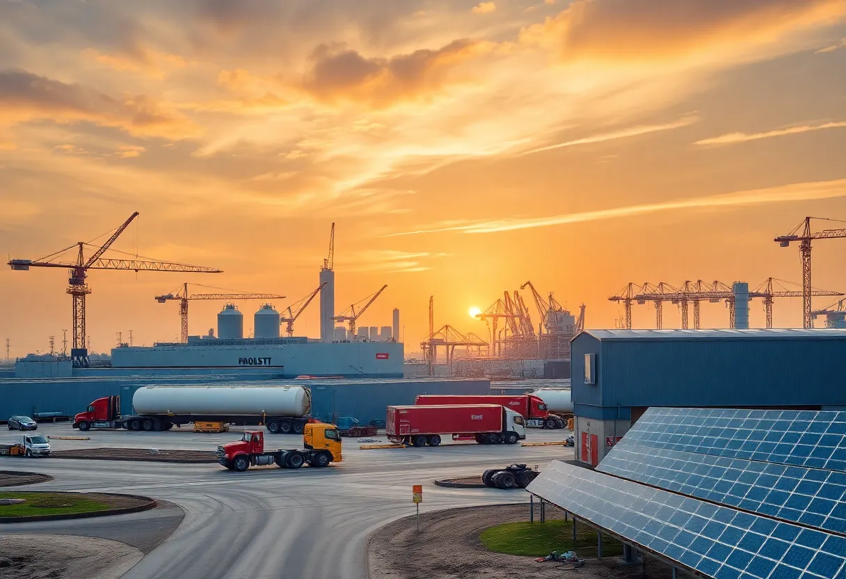 Manufacturing facilities in Houston showcasing growth