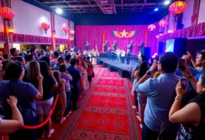 Crowd celebrating at the Tejano Music Awards