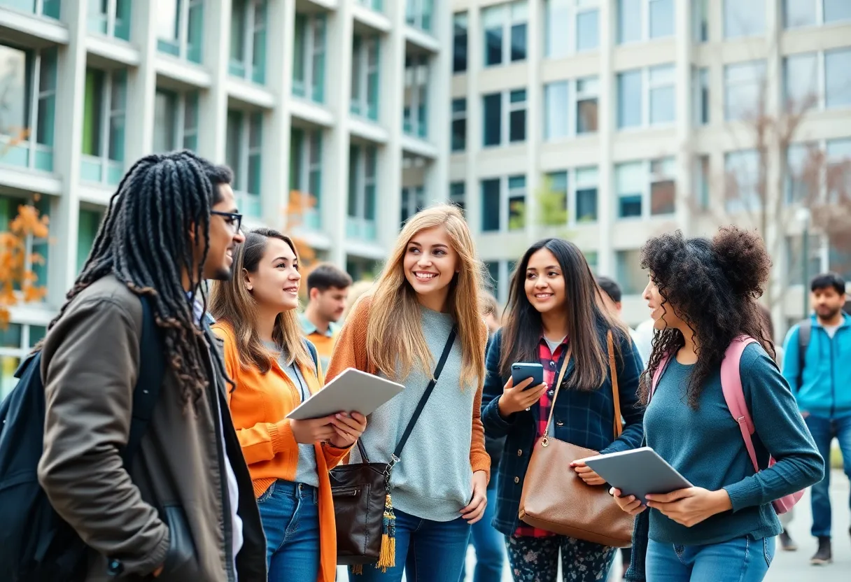 Students at UT Austin participating in leadership programs