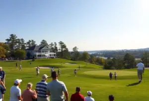 Collegiate teams competing at the Abilene Christian Intercollegiate golf tournament