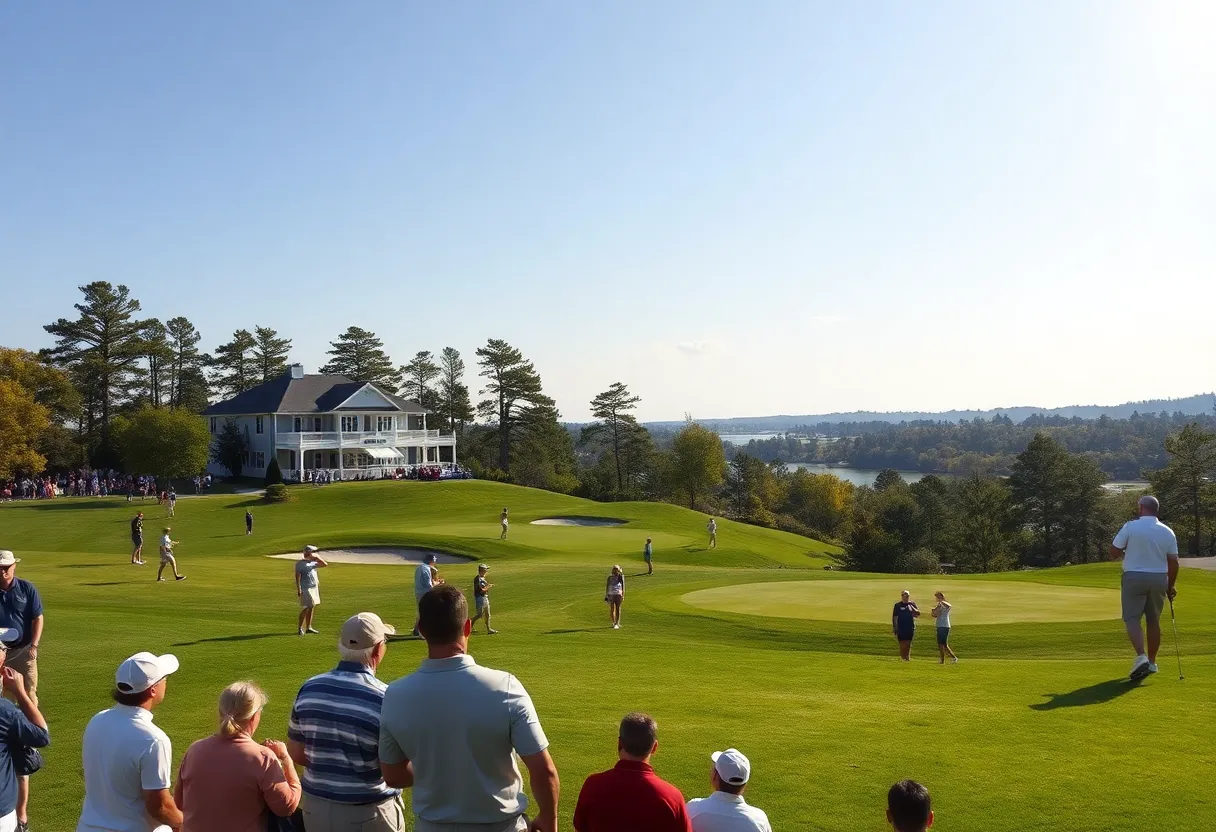 Collegiate teams competing at the Abilene Christian Intercollegiate golf tournament