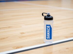 A basketball court symbolizing sportsmanship and accountability