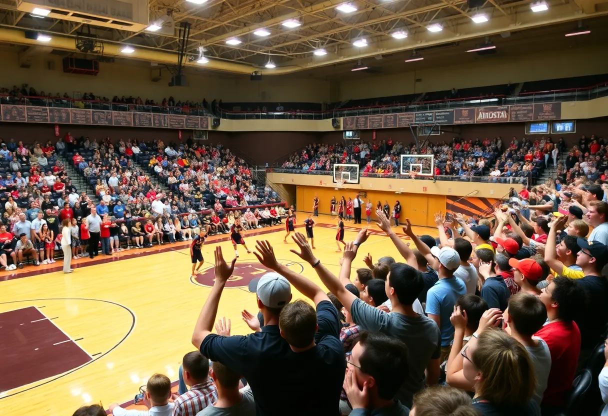 High school basketball players competing in Arizona