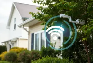 Wi-Fi signal disruption near home security cameras