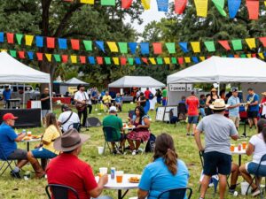 Community celebration at Bon Temps Rouler Cajun Throwdown