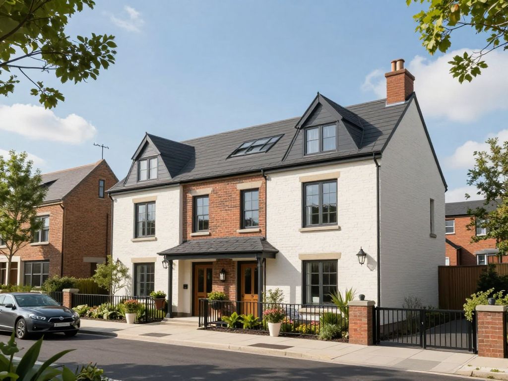 Cottage-style homes in a build-to-rent community