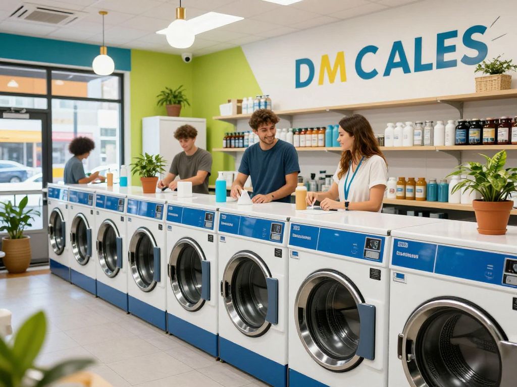 Cornerstone Community Laundromat featuring community-focused elements
