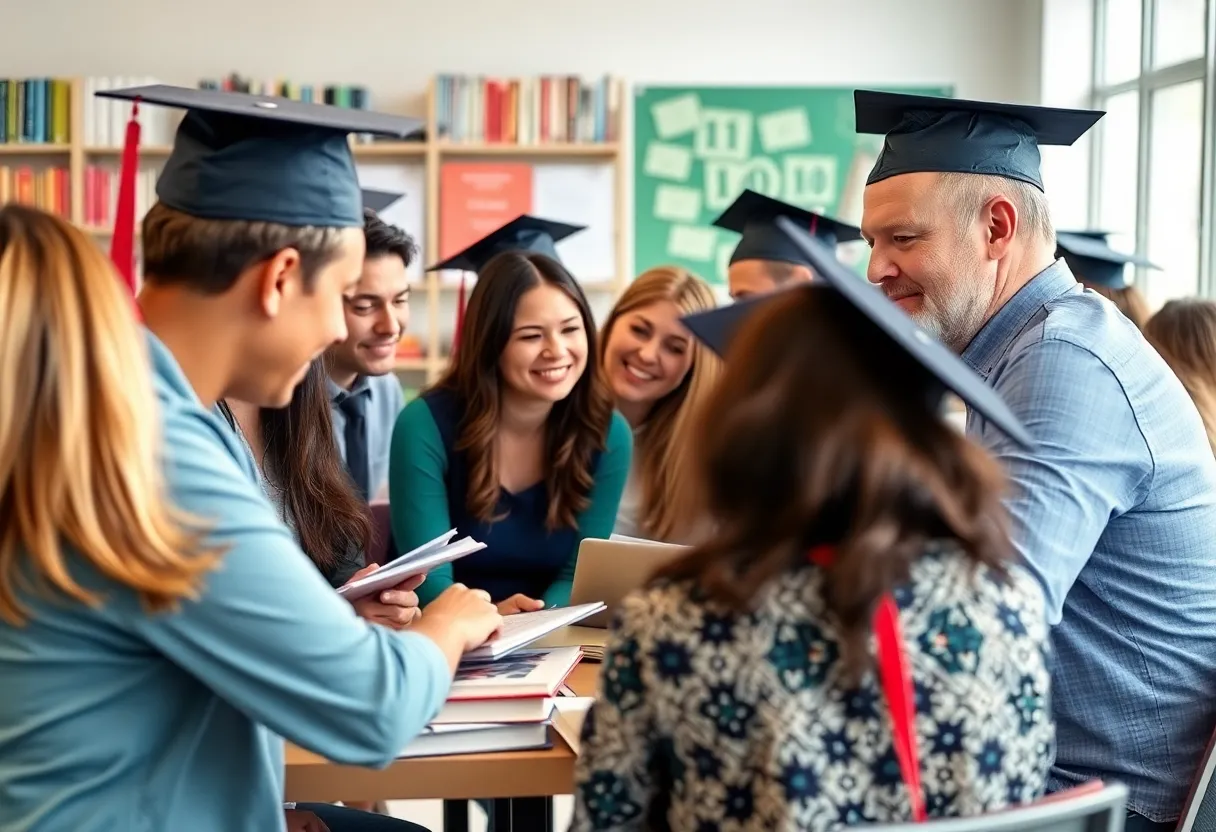 Educators collaborating for professional development