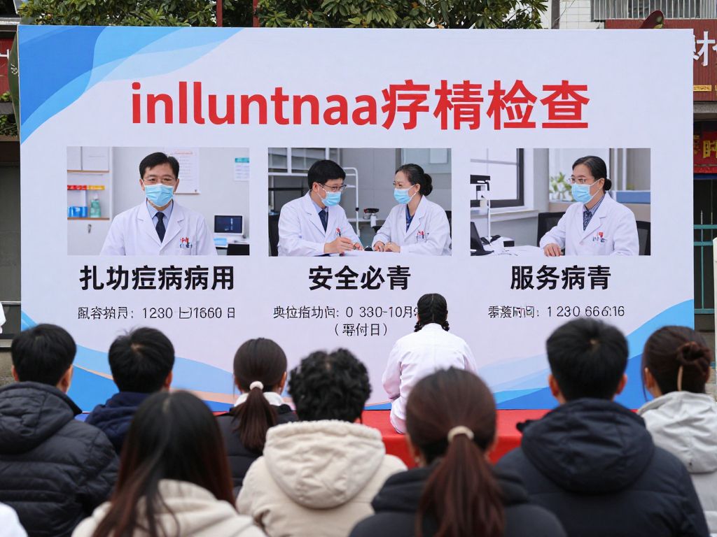 Public health awareness campaign about influenza in Texas