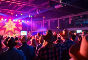 Audience enjoying a live concert performance in Texas