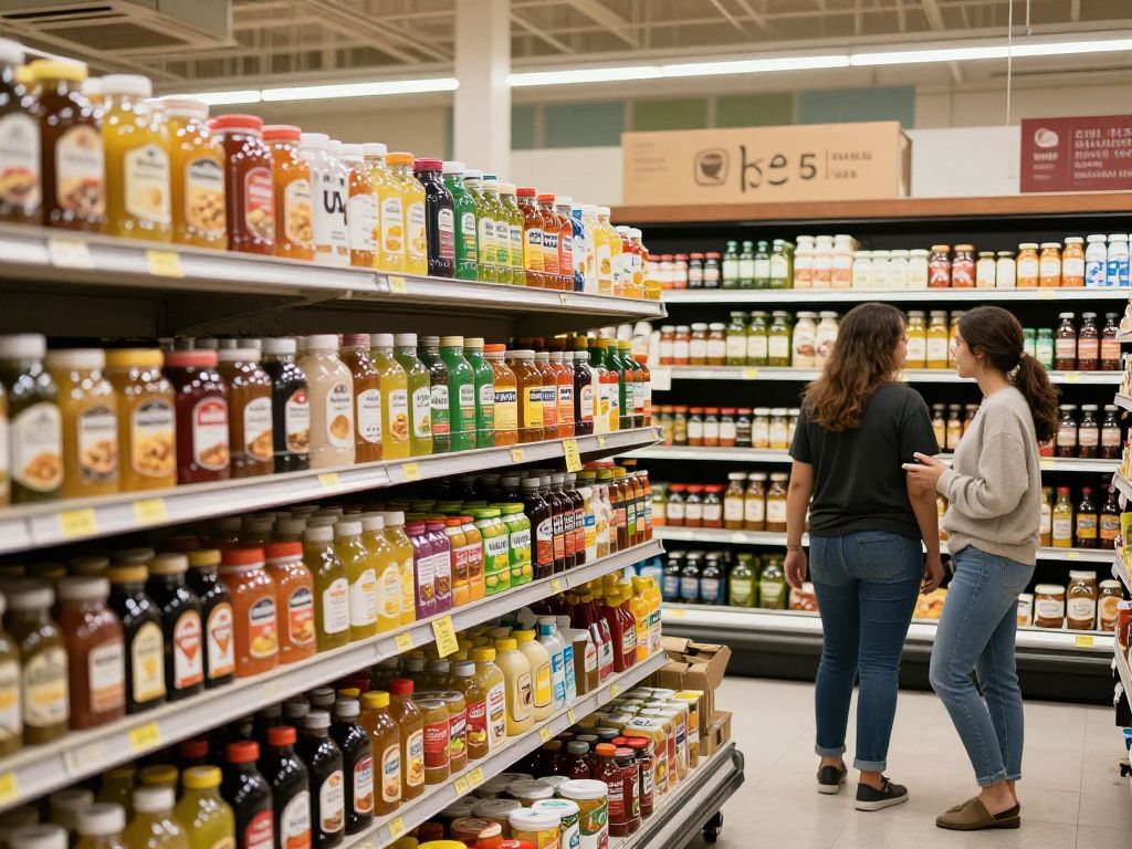 H-E-B grocery store featuring local Texas products
