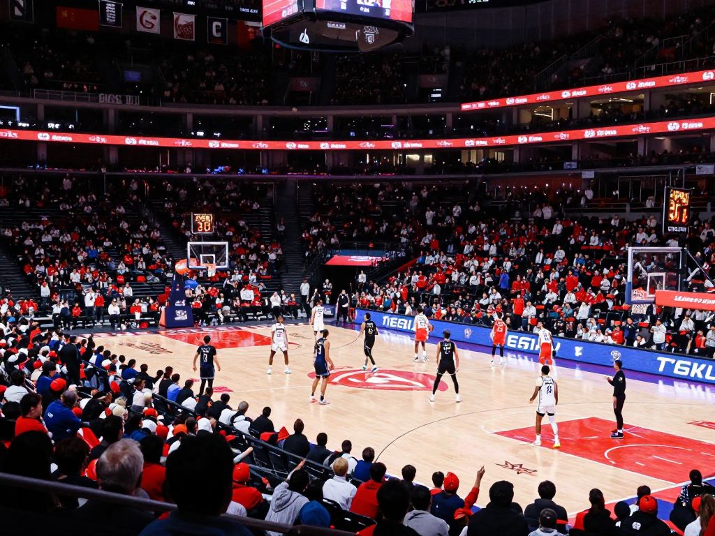 Houston Fertitta Center during a basketball game