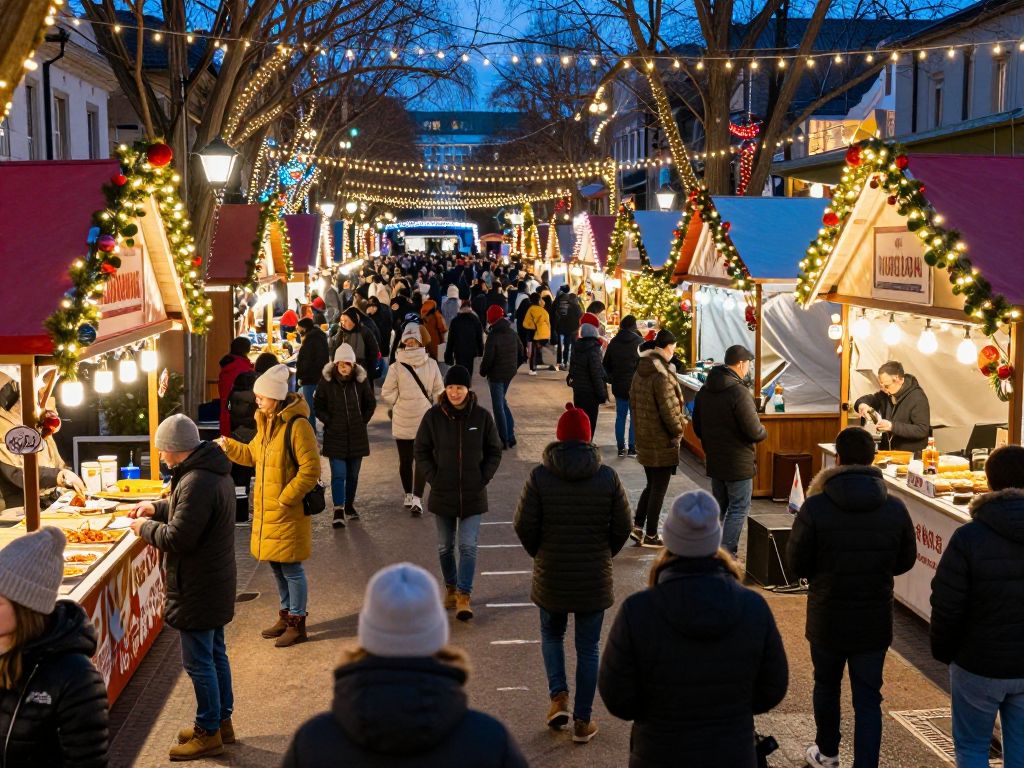 Community celebration in Katy featuring food, music, and festive decorations.