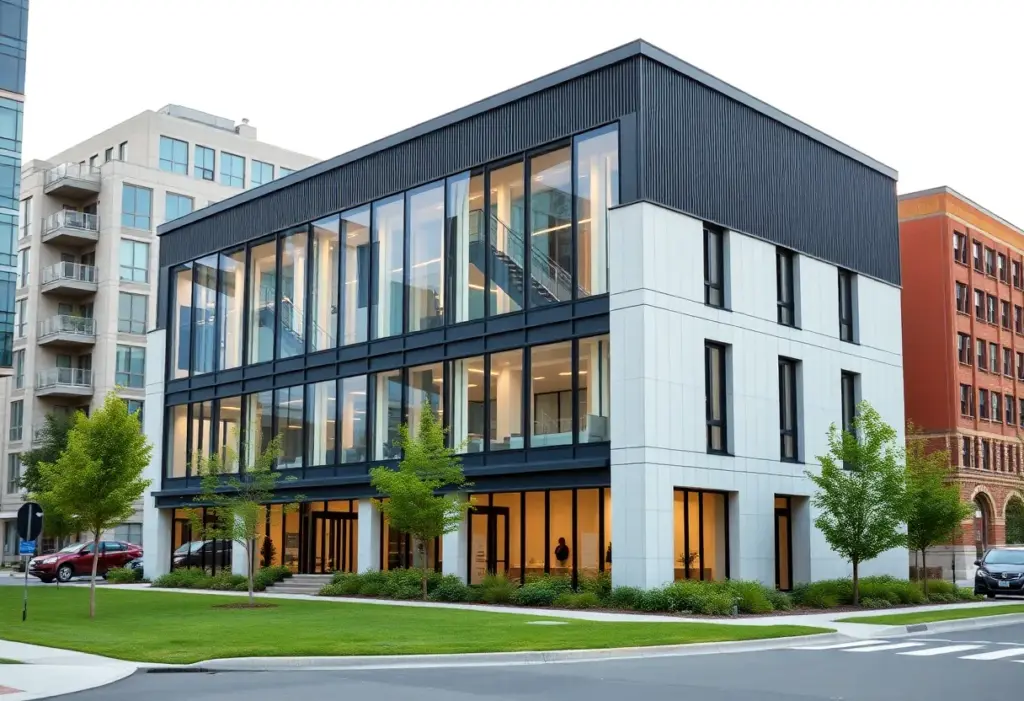 Construction site of Majestic Developers' new headquarters in Sugar Land