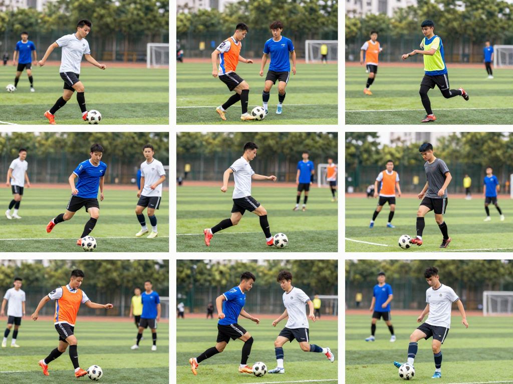 Athlete demonstrating versatility in football positions