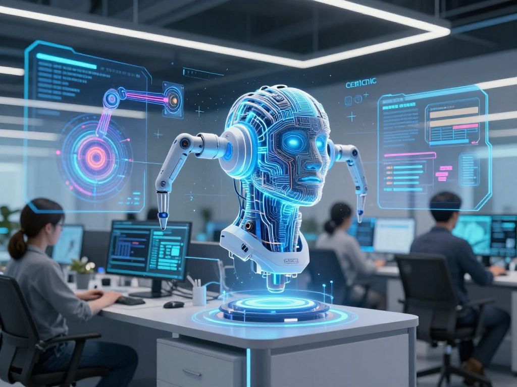 Conceptual image depicting Meta's acquisition of Manus for AI integration.