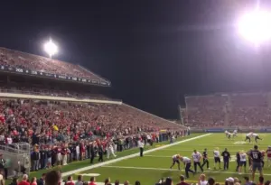 Fans at TDECU Stadium during the North Shore Mustangs versus Dickinson Gators game