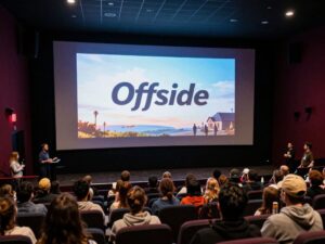 'Offside' film screening audience at Asia Society Texas