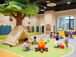 Children enjoying imaginative play at Play Street Museum West U