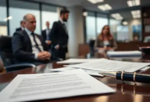 Office setting depicting resignation letters related to RCI Hospitality Holdings