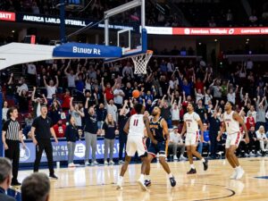 Rice Owls playing against Tulsa in basketball