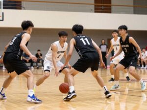Rice women's basketball team celebrating a win