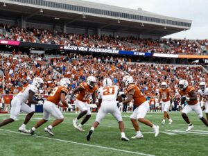 High school football game at AT&T Stadium