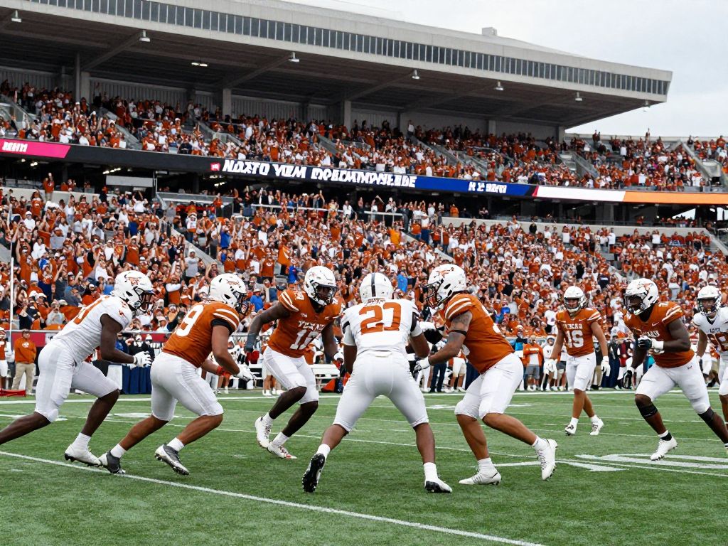 High school football game at AT&T Stadium